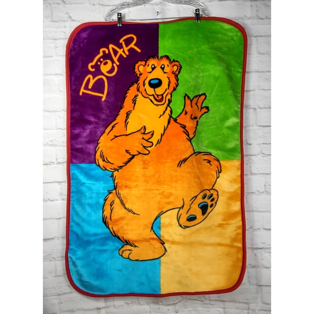Bear In The Big Blue House Kids Fleece Blanket Snuggle Lovey 28x42